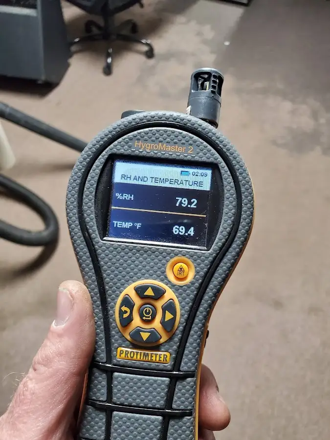 Moisture meter humidity assessment for Fire & Smoke Damage Restoration in La Mirada